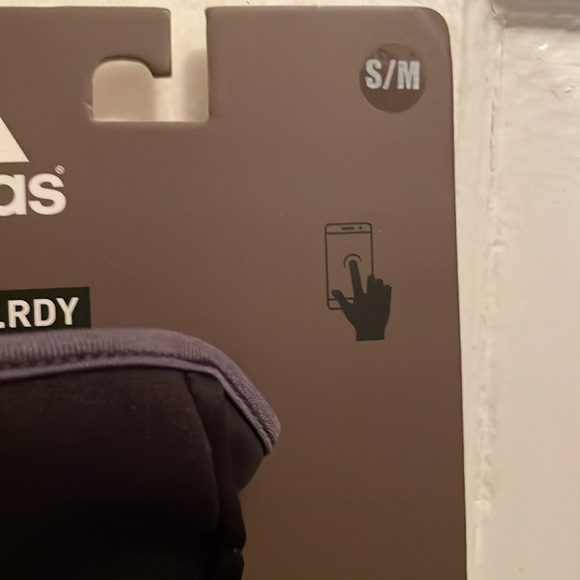 ADIDAS Cold Ready Men’s Running Gloves Black Size S/M Brand New 🖤🖤🖤🖤 - Picture 4 of 4